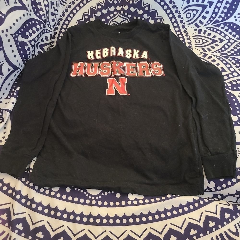 Husker long sleeve shirt girls size small 6/7